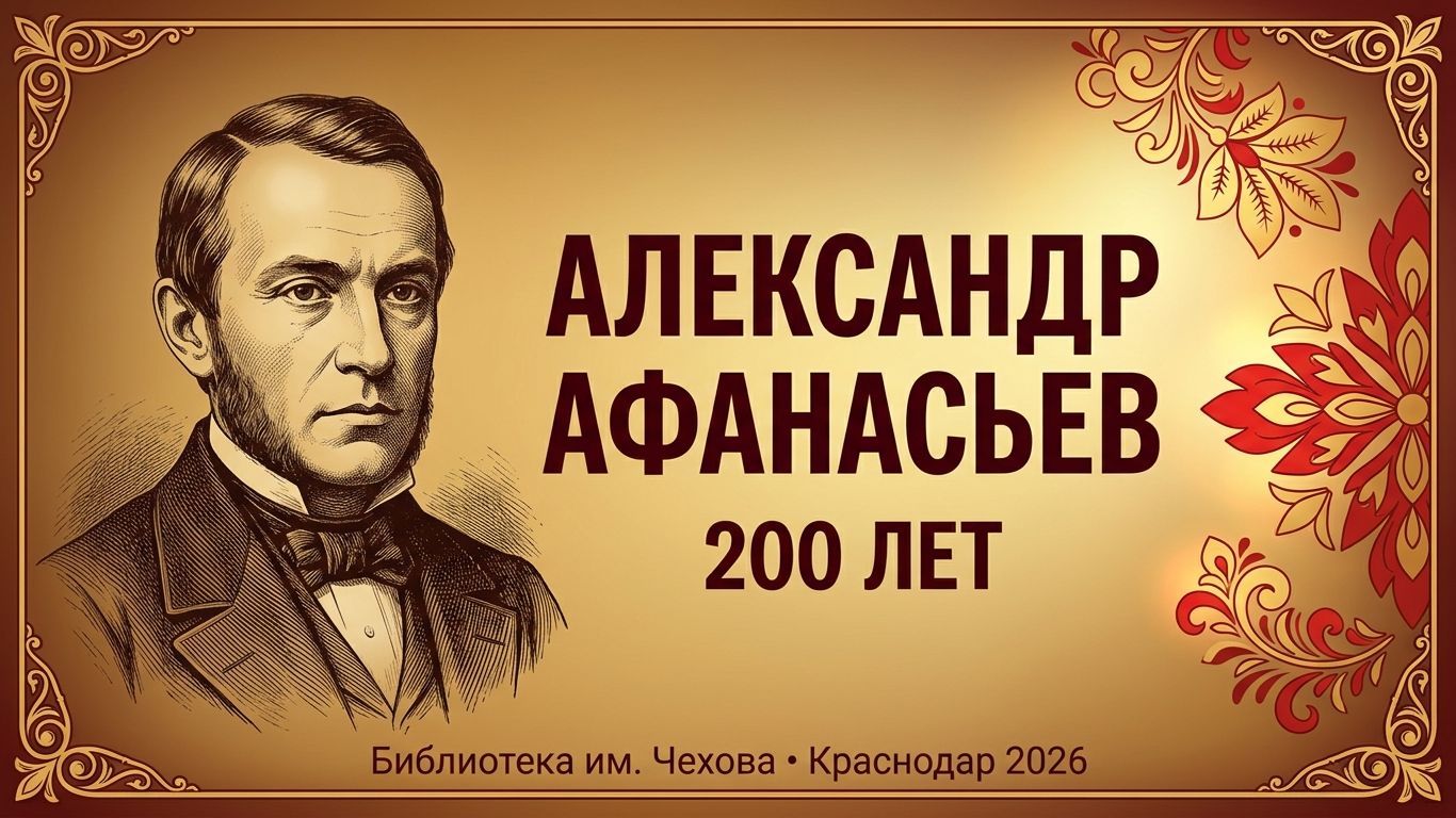 200 лет со дня рождения Афанасьева праздник русского фольклора в Краснодаре Библиотека и.м Чехова смотреть онлайн