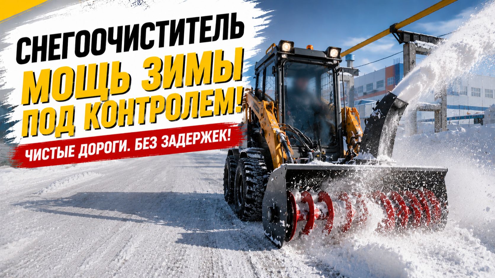 Снегоочиститель на погрузчик
