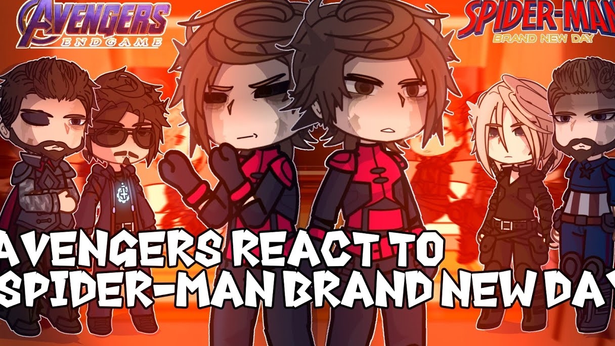 Avengers react to Spider-Man Brand New Day Gacha React Peter Parker смотреть онлайн