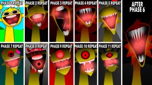 INCREDIBOX SPRUNKI: ФАЗЫ 1-5,7-11 НО ВСЕ 🔁 ПОВТОРЯЮТ ФАЗУ 6! ♾️🌀