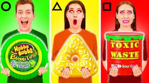 Геометрический Челлендж с Едой # Сумасшедший Челлендж с TeenTeam Challenge