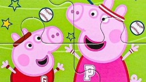 СВИНКА ПЕППА С МАМОЙ ПРИЕХАЛИ НА РЫНОК - СОБИРАЕМ ПАЗЛЫ PEPPA