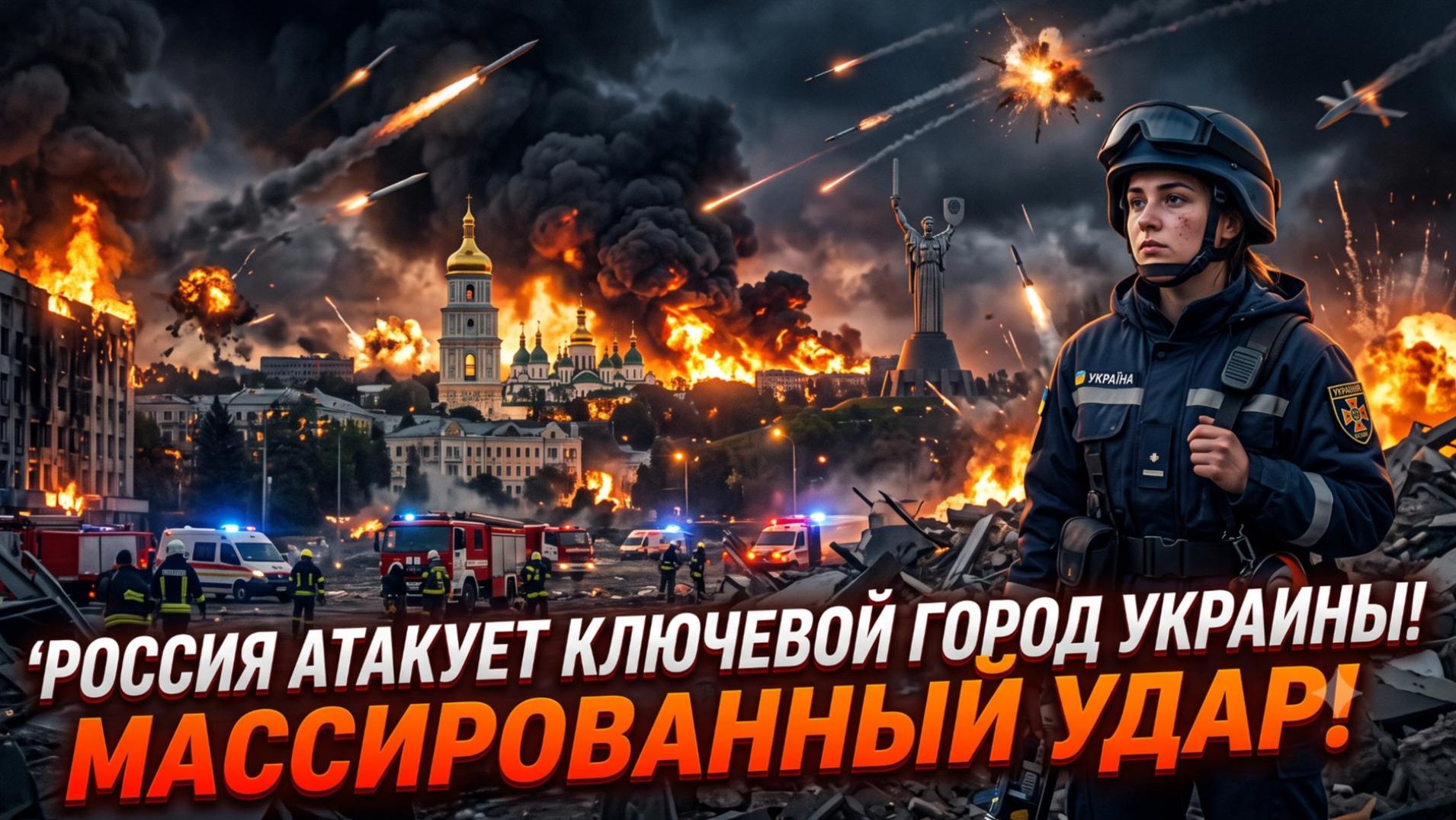 ☄️Россия наносит масштабный воздушный удар по ключевому городу Украины смотреть онлайн