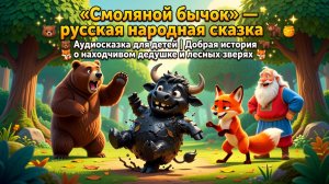 🐂🍯✨ «Смоляной бычок» — русская народная сказка | Аудиосказка для детей | Добрая история