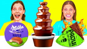 Шоколадный Фонтан Челлендж # Фантастическая Кулинарная Битва от Fun Teen