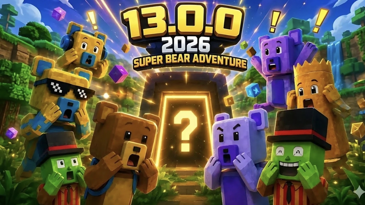Обновление в super bear adventure 🐻🐻🐻 версия 13.0.0!!!??? 😨😨😨 смотреть онлайн