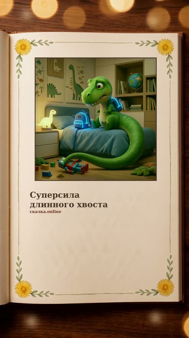 Динозаврик Рекс идёт в школу | Сказка про смелость 5–7 лет