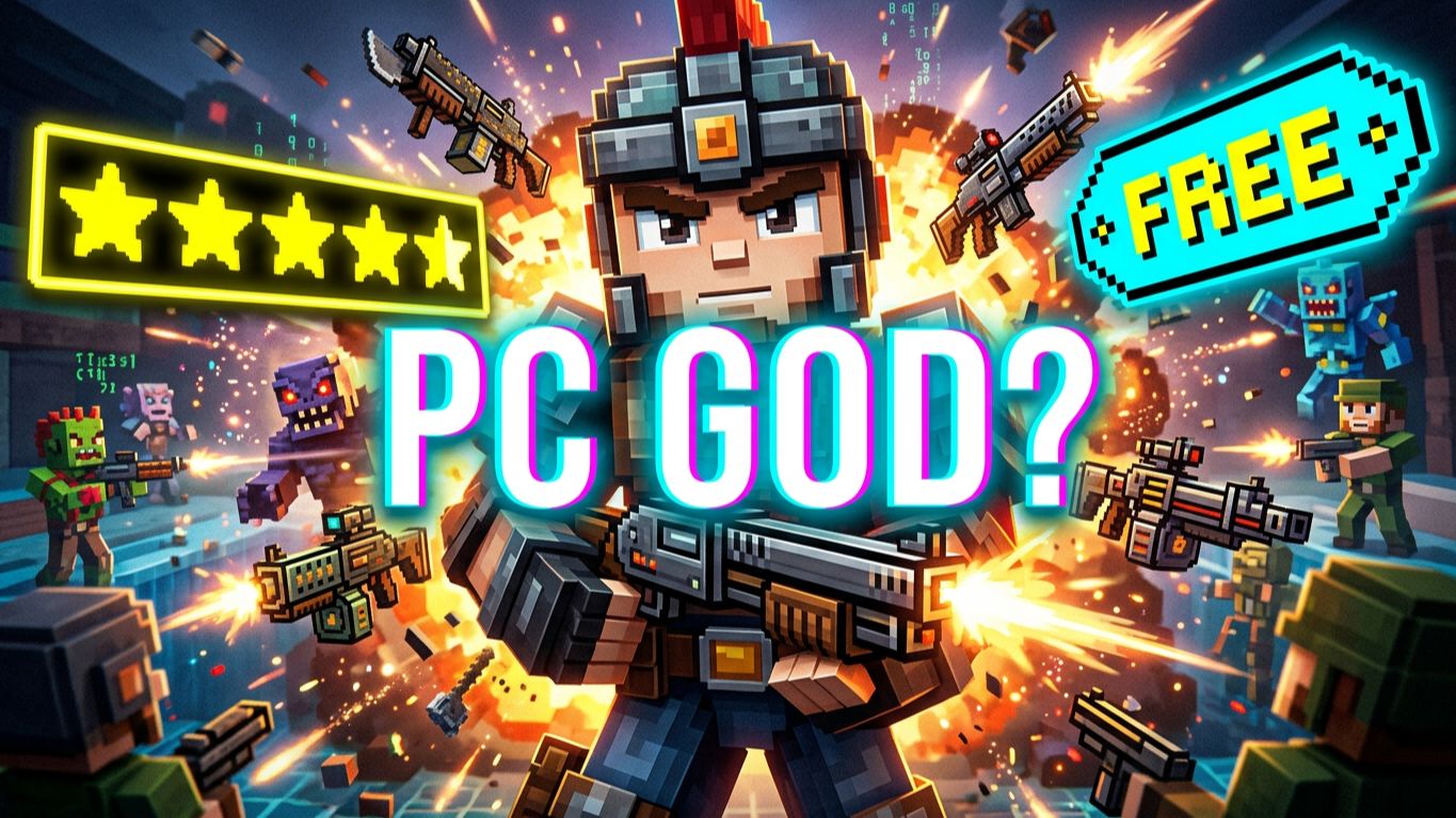 ПЕРВАЯ КАТКА НА ПК! 🔫✨ Pixel Gun 3D: PC Edition смотреть онлайн