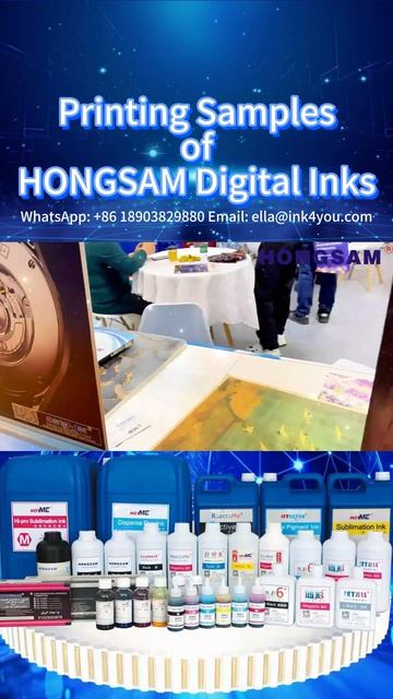Результаты печати чернилами и решениями HONGSAM Digital Результаты печати чернилами и решениями HONGSAM Digital