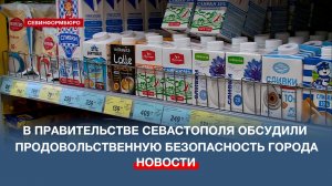 В Правительстве Севастополя обсудили продовольственную безопасность города