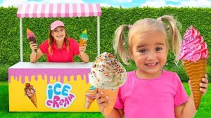 🍦 АЛИСА открывает Магазин Мороженого! 🛒 Зарабатываем на Сладости! 🎂 ТОРТ для Тёти! 🎉