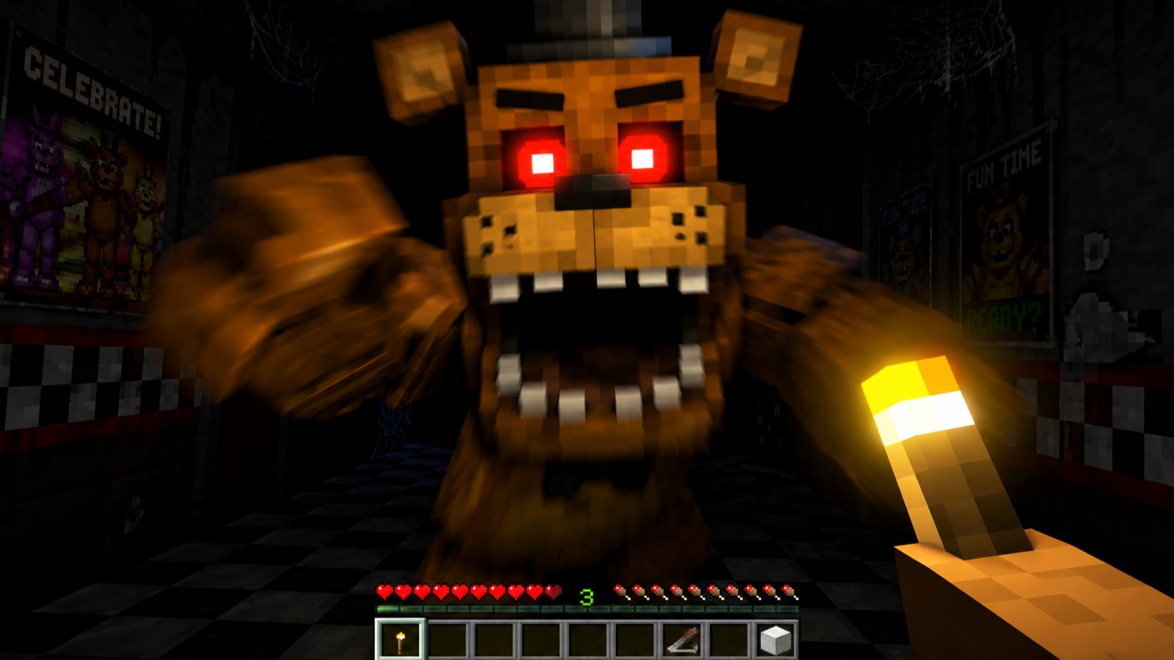 Я СКАЧАЛ САМЫЙ СТРАШНЫЙ МОД НА FNAF В МАЙНКРАФТ! смотреть онлайн