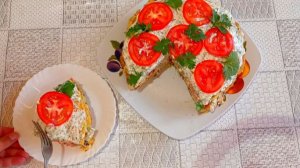 Торт из Кабачков / Вкусный Сытный Тортик / Простой Рецепт /