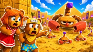 😳МЫ НАШЛИ НОВОГО БОССА В ПУСТЫНЕ ⚱️ ОБНОВЛЕНИЕ В СУПЕР МИШКА SUPER BEAR ADVENTURE