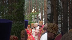 У шахты Межная на месте гибели алапаевских мучеников