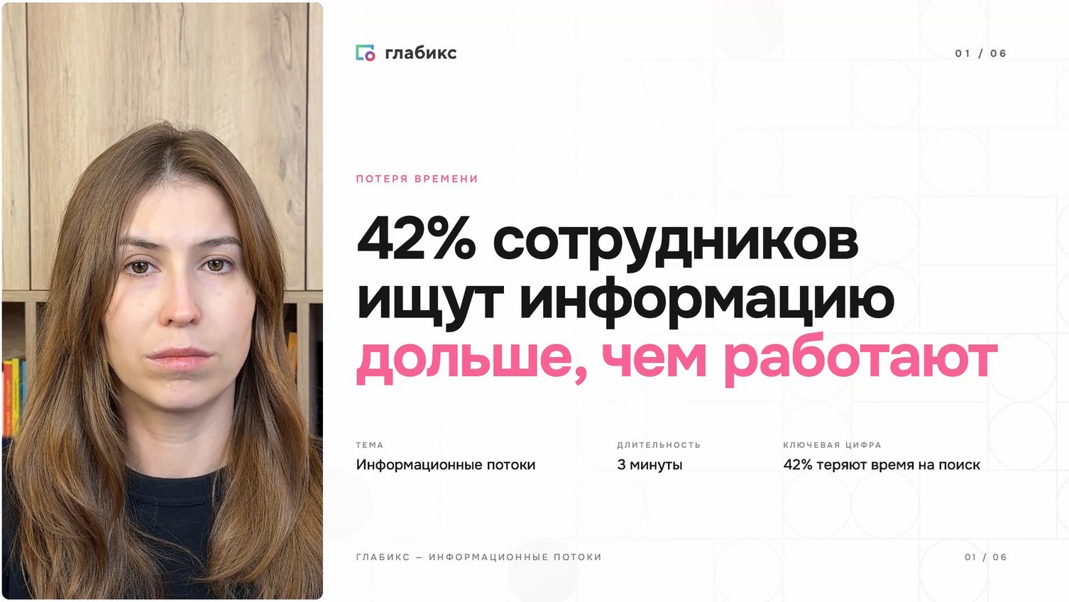 Информационные потоки в компании, где 42% сотрудников теряют время