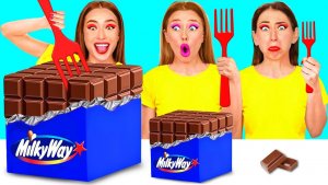 Большая, Средняя или Маленькая Тарелка Челлендж _ Вкусные Кухонные Рецепты