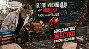 Ошибка баллистического удара как ошибка масштабирования, или почему крокодилы не летают