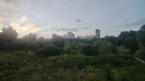 Прогулка закат в Крюково. Зелень. Я гуляю.