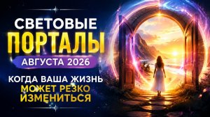 Световые порталы августа. Все резко изменится в эти даты.