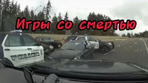 Кадры из патрульных машин «Уйти от копов любой ценой» самые зрелищные краши.
