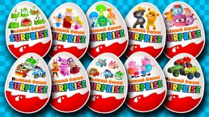 Куда подевались все ЯЙЦА СЮРПРИЗЫ Достаём игрушки Лунтик фигурки Фиксики