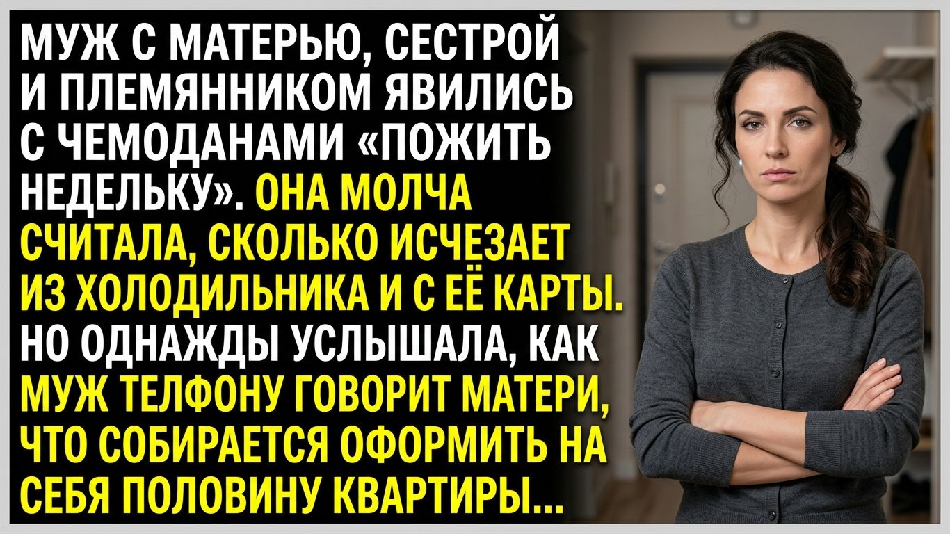 Истории из жизни «Ты должна пустить их сюда, это моя семья кричал муж» Слушать житейские истории