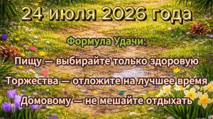 Народные приметы на 24 июля 2026 года