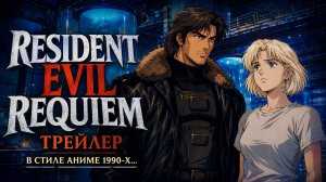 Resident Evil Requiem - Концептуальный трейлер с искусственным интеллектом - В стиле аниме 1990-х...