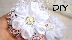 Нежный школьный бант 🎀 Легко и красиво | Мастер-класс
