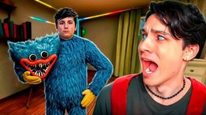 ХАГГИ ВАГГИ ПОПАЛ В ПОБЕГ ОТ БЛОГЕРА!😱 ПОППИ ПЛЕЙТАЙМ МОД🤣
