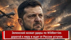 Зеленский назвал удары по Wildberries дорогой к миру и ждет от России уступок
