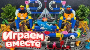 Игрушечные машинки и трасса! мультики про машинки, гонки на машинах, детские, гонки машинки №5