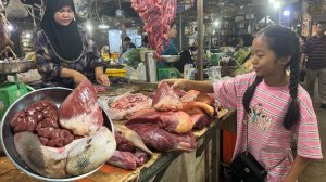 Поход на рынок — покупаем говяжье сердце, почки, язык и мясо, а также ингредиенты для приготовления