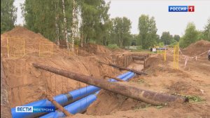 В Костроме проложен первый километр новой системы канализации