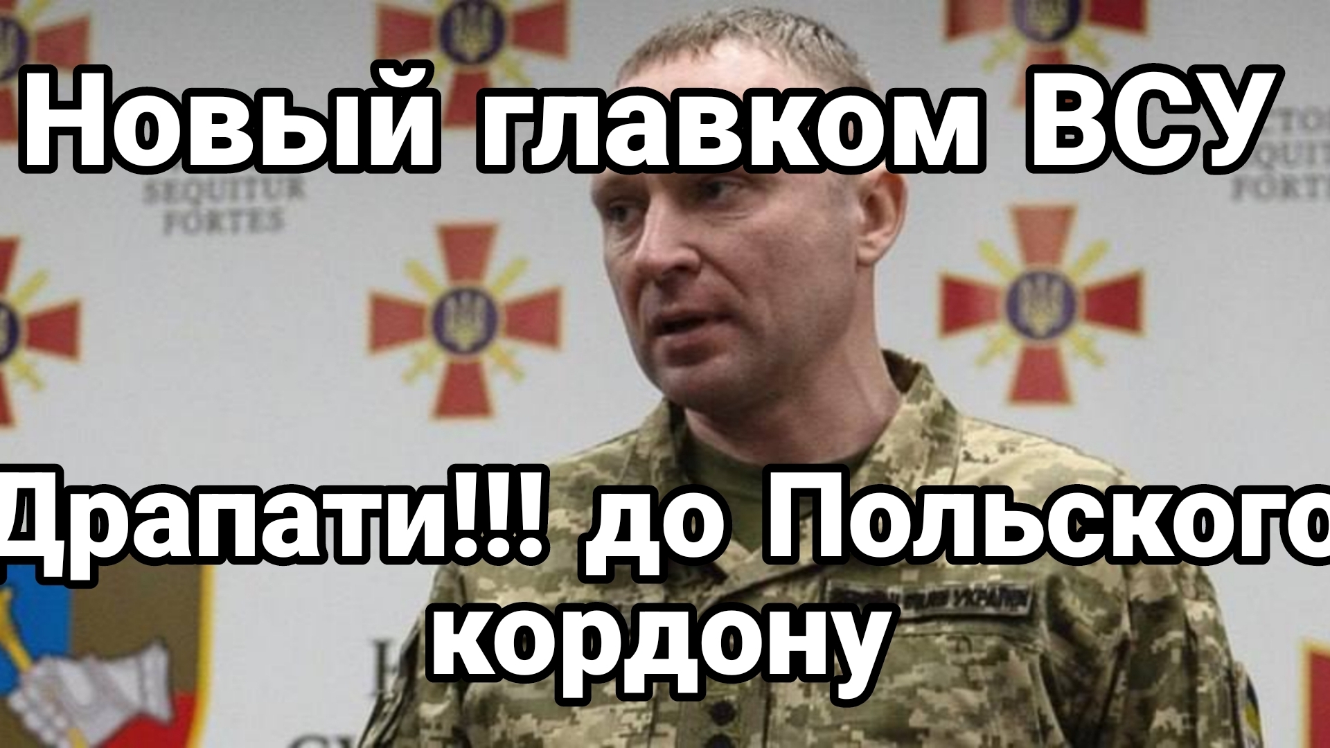 НОВЫЙ ГЛАВКОМ ВСУ "БУДЕМ БЕЖАТЬ В ПОЛЬШУ" смотреть онлайн