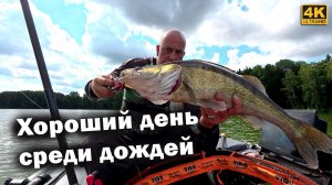 Хороший ДЕНЬ среди ДОЖДЕЙ. Рыбалка на СУДАКА и ЩУКУ