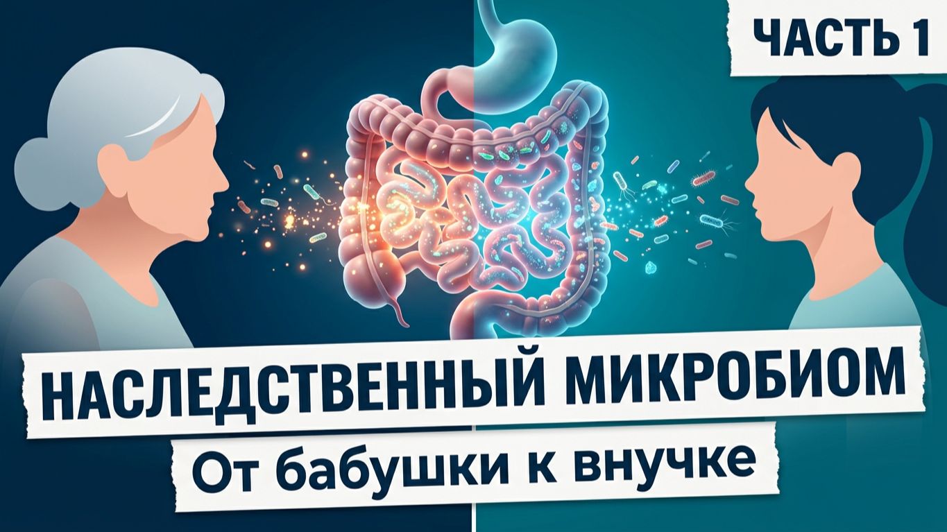 Наследственные болезни: Это микробиом, а не гены! Как изменить свою микрофлору? ЧАСТЬ 1 смотреть онлайн