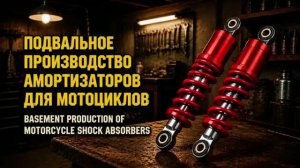 В азиатском подвале собирают мотоциклетные амортизаторы… ну а дальше это становится уже “брендом”