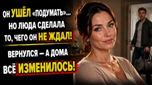 Истории из жизни | Муж ушёл подумать, а жена обрела свободу | Аудио рассказы