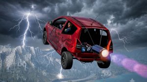 BeamNG/Drive - Эпичные высокоскоростные прыжки на автомобиле