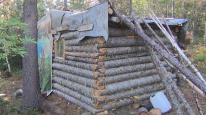 Таежная ИЗБА река СУХОЙ ПИТ под ПОРОГАМИ Охота и Рыбалка 2026 в Тайге 1317072026