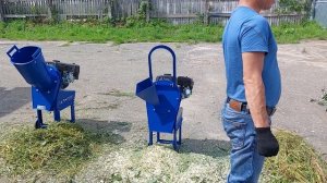 Видео работы измельчителей ГармТех с бензиновым двигателем 2026 года.