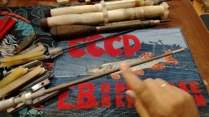 ИНТЕРЕСНЫЕ САМОДЕЛЬНЫЕ ЗИМНИЕ УДОЧКИ ИЗ СССР НЕИЗВЕСТНОГО МАСТЕРА.НОСТАЛЬГИЯ ПО СНАСТЯМ СССР.