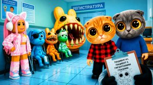 ЛЕЧИМ ЖИВОТНЫХ В БОЛЬНИЦЕ НО К НАМ ПРИШЛА АНОМАЛИЯ С ГИГАНТСКИМИ ГЛАЗАМИ! Баттерс Animal Hospital