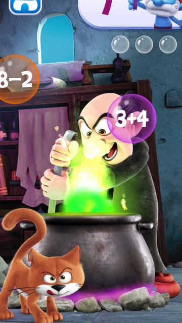 СМУРФИКИ The Smurfs Educational Game Цифра 7 Обзор / Геймплей / Прохождение On Mobile