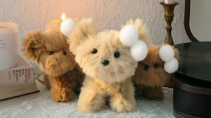 СОБАЧКА ИЗ МЕХОВОЙ ПРОВОЛОКИ