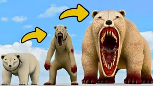 Все фазы страшного ледяного медведя из майнкрафта в garry's mod