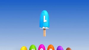 Учите азбуку с песенкой Alphabet Ice Cream Popsicles - Цвета, цифры и формы