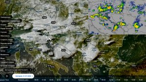 Конвективная стихия на юге Европы. Вид со спутника 21.07.2026